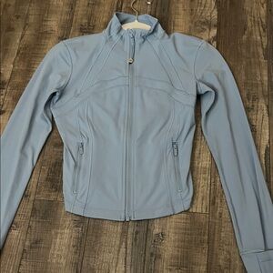 lululemon blue willow crop define jacket
